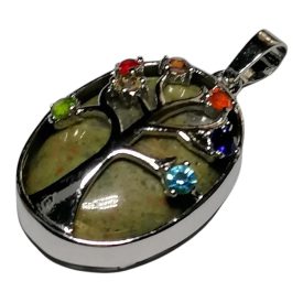 Unakit ásvány medál