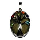 Unakit ásvány medál