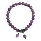 Ametiszt golyós karkötő