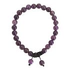 Ametiszt golyós karkötő