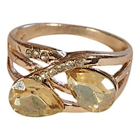 Pezsgőszínű gyűrű