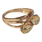 Pezsgőszínű gyűrű