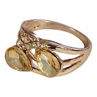 Pezsgőszínű gyűrű