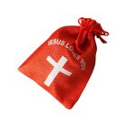 Keresztény szütyő piros