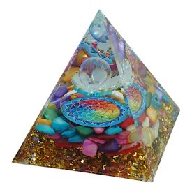 Lótusz orgonit piramis