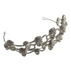 Strasszos koponyás fejdísz