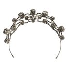 Strasszos koponyás fejdísz