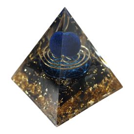 Lapis lazuli orgonit piramis