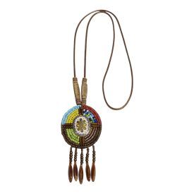 Nyaklánc sárga virággal