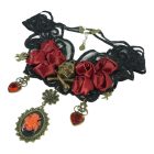 Gótikus pókos nyakpánt