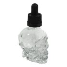 Koponyás parfümös üveg