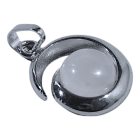 Rózsakvarc hold ölelése medál