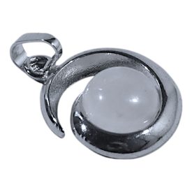 Rózsakvarc medál hold ölelése medál