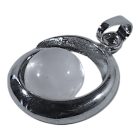 Rózsakvarc hold ölelése medál