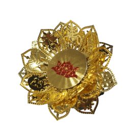 Arany színű mécsestartó