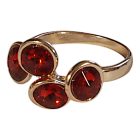 Piros köves gyűrű