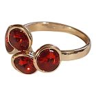 Piros köves gyűrű