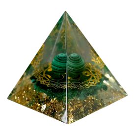 Orgonit piramis zöld