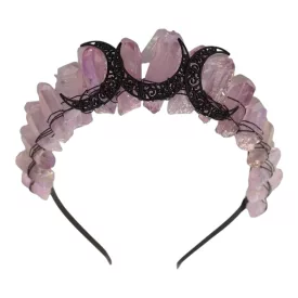 Cseresznyekvarc tiara