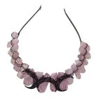 Cseresznyekvarc tiara