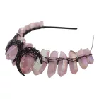 Cseresznyekvarc tiara
