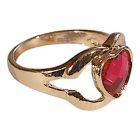 Pink szíves gyűrű