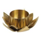 Arany lótusz gyertyatartó 