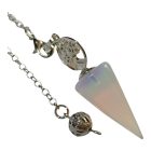 Opál ásvány inga életfával