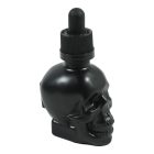 Koponyás parfümös üveg fekete