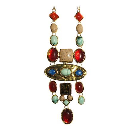 Színes köves nyaklánc