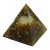 Orgonit piramis tigrisszemmel