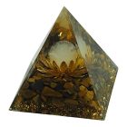 Orgonit piramis tigrisszemmel