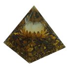 Orgonit piramis tigrisszemmel