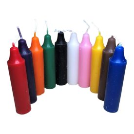 Színes középhosszú gyertyák