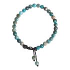 Amazonit golyós karkötő