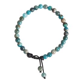 Amazonit golyós karkötő