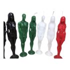 Ember alakú női és férfi gyertya