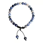 Lapis lazuli golyós karkötő
