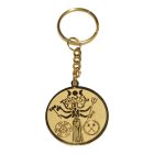 Hekaté istennő kulcstartó aranyszínben