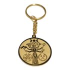 Hekaté istennő kulcstartó aranyszínben