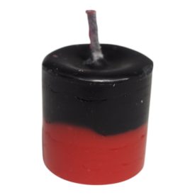 Sorsfordító gyertya fekete piros