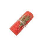 Méhviasz gyertya piros