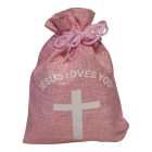 Keresztény szütyő rózsaszín